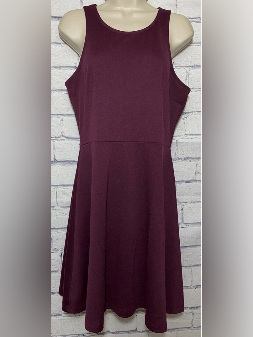H&M purple skater dress size small